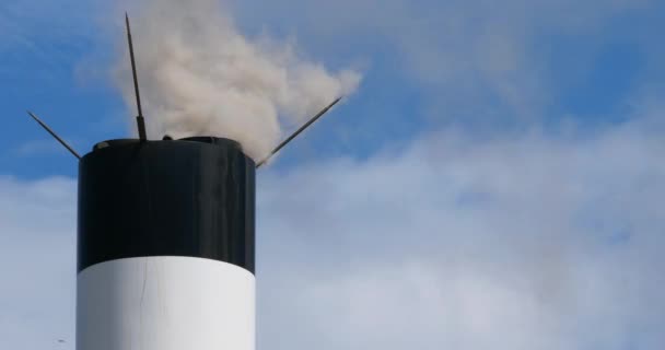 Fumo Inquinamento Atmosferico Camino Francia — Video Stock
