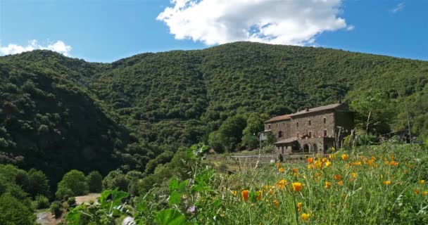 Cevennes Milli Parkı Gard Fransa Cevennes Unesco Tarafından Sınıflandırılan Ulusal — Stok video