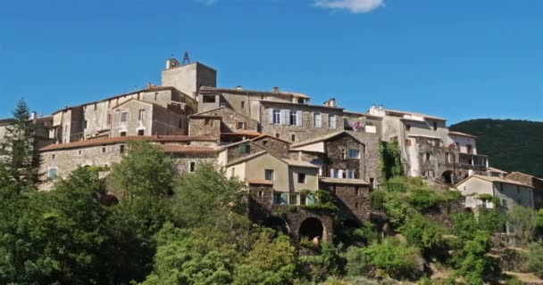 Saint Martial Cevennes Gard França Vila Parque Nacional Cevennes Classificada — Vídeo de Stock