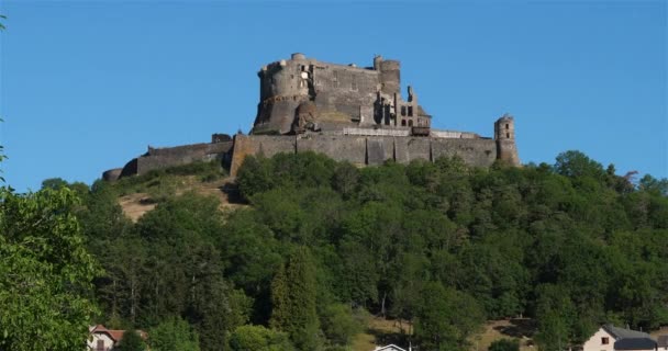 Murol Puy Dome Auvergne França Fortaleza Idade Média Datada Século — Vídeo de Stock