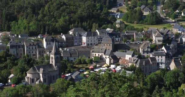 Murol Puy Dome Auvergne Frankrijk — Stockvideo