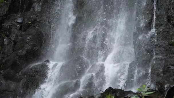 Besse Vaucoux Waterfall Puy Dome Auvergne France — стокове відео