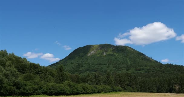 Chaine Des Puys Massif Central Puy Dime Fransa Chaine Des — Stok video