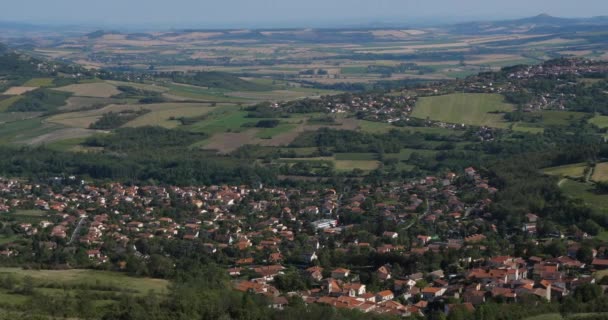 Gergovie Roche Blanche Crest Desde Meseta Gergovie Puy Dome Auvernia — Vídeo de stock