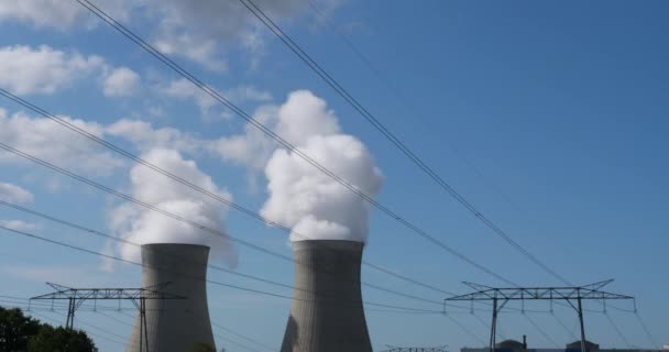 Jaderná Elektrárna Dampierre Burly Francie — Stock video