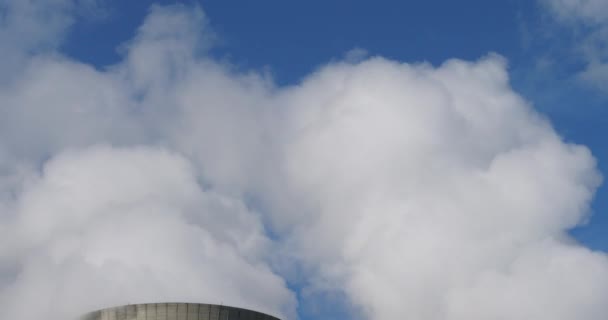 Nükleer Santral Dampierre Burly Loiret Fransa — Stok video