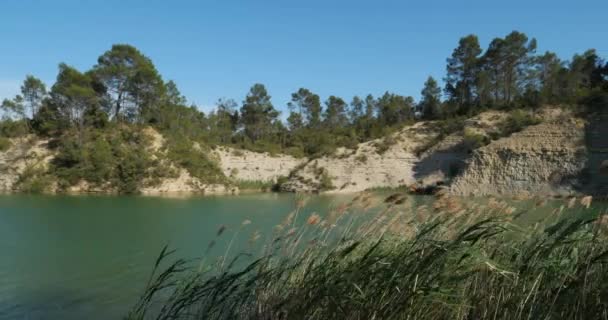 Lake Claret Herault Occitanie Frankrijk — Stockvideo