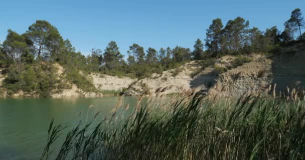 Lake Claret Herault Occitanie França — Vídeo de Stock