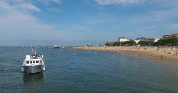 Arcachon Departement Gironde Nouvelle Aquitaine Frankreich — Stockvideo