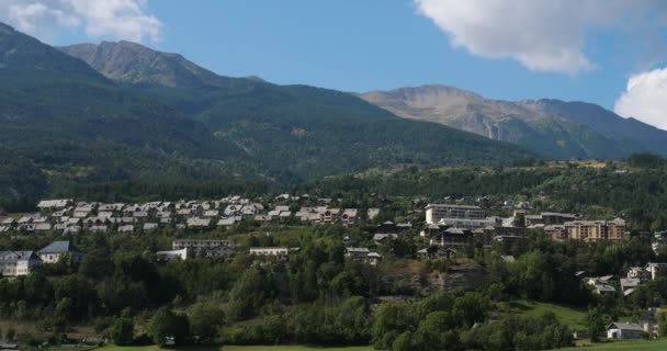 Valle Durance Embrun Departamento Hautes Alpes Francia — Vídeo de stock