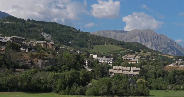 Embrun Hautes Alpes Frankrike — Stockvideo