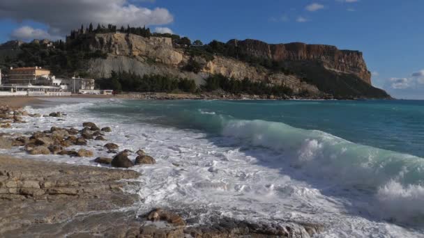 Cassis Departament Bouches Rhone Prowansja Alpy Lazurowe Wybrzeże Francja — Wideo stockowe