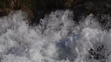 Lunaret Doğa Koruma Alanı, Montpellier, Hrault Bölümü, Occitanie, Fransa. Lez nehri Lunaret doğa koruma alanında.