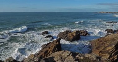 Cote Sauvage, Quiberon yarımadası, Morbihan, Brittany, Fransa