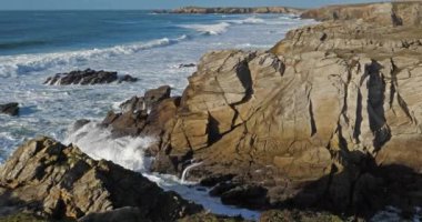 Cote Sauvage, Quiberon yarımadası, Morbihan, Brittany, Fransa