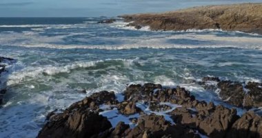 Cote Sauvage, Quiberon yarımadası, Morbihan, Brittany, Fransa