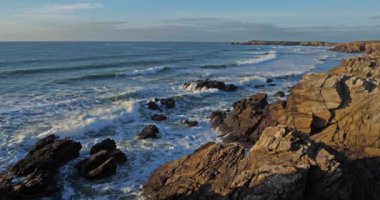 Cote Sauvage, Quiberon yarımadası, Morbihan, Brittany, Fransa