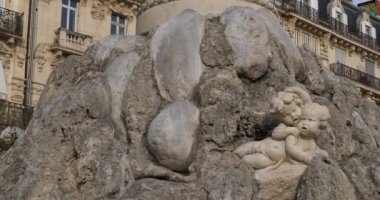 Montpellier, Herault, Occitanie, Fransa. Place de la Comedie, 3 Grace Çeşmesi