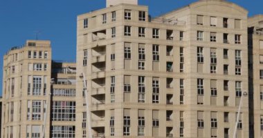 Bölge Binası ve mimarı Sou Fujimoto 'nun yeni binası Arbre Blanc, Montpellier, Herault, Occitanie, Fransa