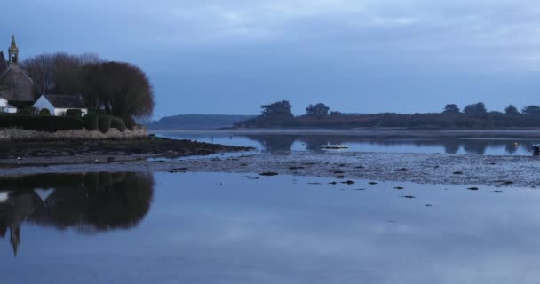 Belz Saint Cado Bretagne Departementet Morbihan Frankrike — Stockvideo