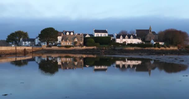 Belz Saint Cado Island Bretaña Departamento Morbihan Francia — Vídeo de stock