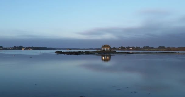 Belz Insel Saint Cado Bretagne Departement Morbihan Frankreich — Stockvideo