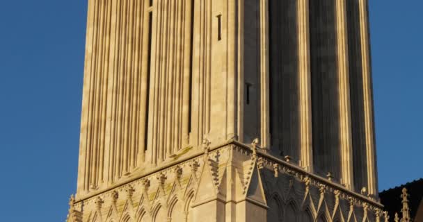 Caen Departamento Calvados Normandía Francia Iglesia San Pedro Caen Normandía — Vídeos de Stock