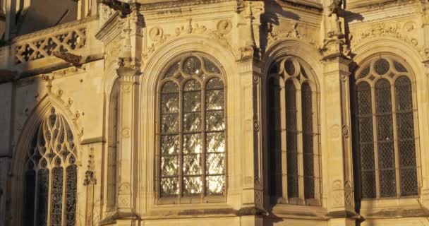 Caen Departamento Calvados Normandia França Igreja São Pedro Caen Normandia — Vídeo de Stock