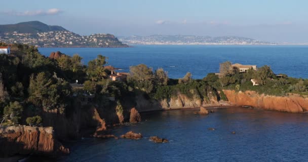 Massif Esterel Departamenty Var Alpes Maritimes Prowansja Francja Masyw Esterel — Wideo stockowe