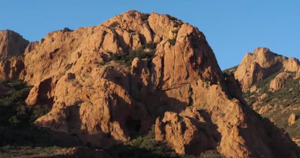 Massif Esterel Var Alpes Maritimes Departmanları Provence Fransa Massif Esterel — Stok video