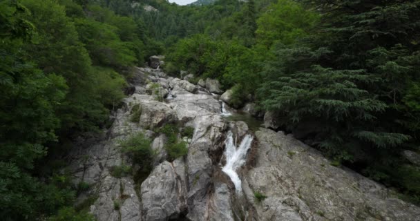 Canyon Rieutort River National Park Cevennes Lozere França — Vídeo de Stock