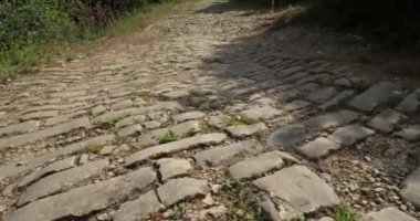 Roma karayolu Ambrussum, Villetelle, Occitanie, Fransa.