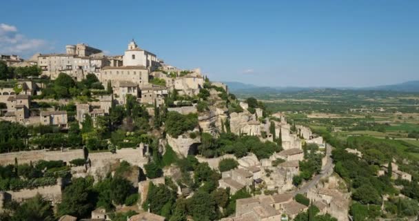 Gordes Vaucluse Luberon Provence Frankrike — Stockvideo