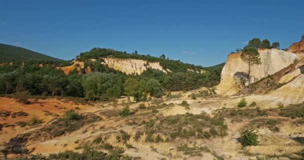 French Colorado Rustrel Vaucluse Provence Γαλλία — Αρχείο Βίντεο