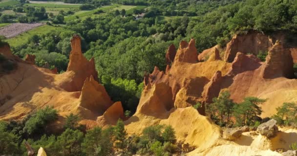 Colorado Francese Rustrel Vaucluse Provenza Francia — Video Stock