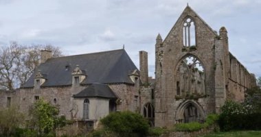 Beauport Manastırı, Paimpol, Cotes d 'Armor Departmanı, Brittany, Fransa