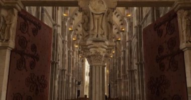 Vezelay Manastırı, Yonne Bölgesi, Bourgogne Franche Kontu Fransa