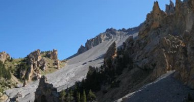 Izoard geçidi, Casse çölü, Queyras geçidi, Hautes Alpes, Fransa