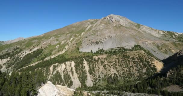 Paso Izoard Casse Deserte Gama Queyras Hautes Alpes Francia — Vídeo de stock