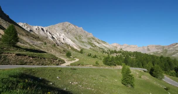 Jalur Izoard Queyras Hautes Alpes Perancis — Stok Video