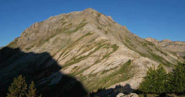 Passe Izoard Gama Queyras Alpes Hautes França — Vídeo de Stock