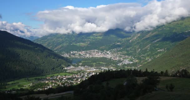 Bourg Saint Maurice Tarentaise Völgyben Savoie Megye Franciaország — Stock videók