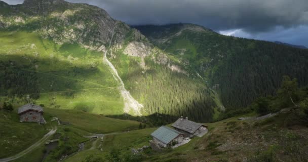 Valle Del Alto Tarentaise Saboya Alpes Franceses Francia — Vídeo de stock