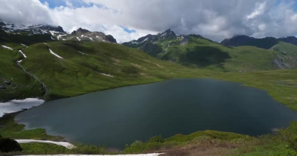 Lago Verney Little Bernard Pass Italia — Video Stock