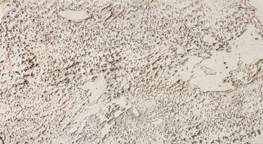 Duvardaki macun dokusu dekorasyonu, iç mimari