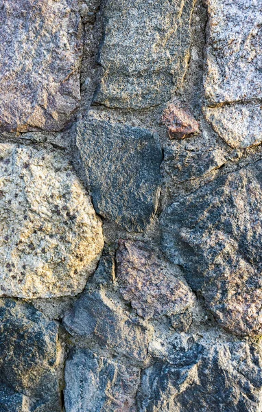 Crushed Stone Wall Texture Background — Stock Photo, Image