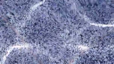 Su yazın dalgalanır. Güneş görünür bir kıç dokusuyla parlar.