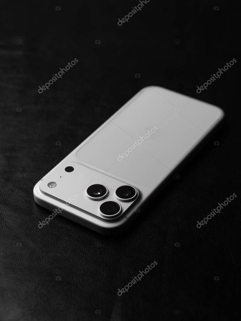 IPhone 17 Pro Max in silver colour shot in Bangalore, India, on October 28, 2025