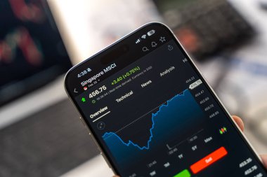 SGX Grubu veya Singapur Exchange Limited logosu, 12 Şubat 2026 tarihinde Hindistan 'ın Bangalore kentinde bir akıllı telefon ekranında görüntülenmektedir.