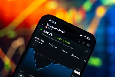 SGX Grubu veya Singapur Exchange Limited logosu, 12 Şubat 2026 tarihinde Hindistan 'ın Bangalore kentinde bir akıllı telefon ekranında görüntülenmektedir.